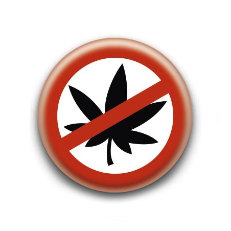 Badge : Cannabis interdit