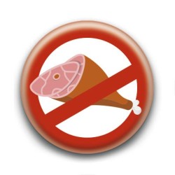 Badge : Viande interdite