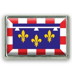 Pins rectangle : Drapeau Centre-Val-de-Loire