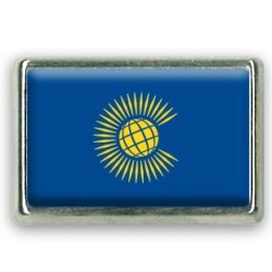 Pins rectangle : Drapeau Commonwealth