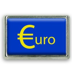 Pins rectangle : Drapeau zone euro