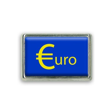 Pins rectangle : Drapeau zone euro