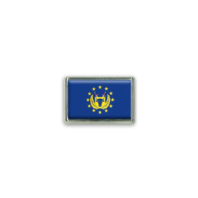 Pins rectangle : Drapeau forces armées de l'Union Européenne