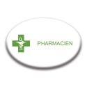 Badge ovale : Pharmacien