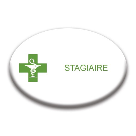 Badge ovale : Stagiaire
