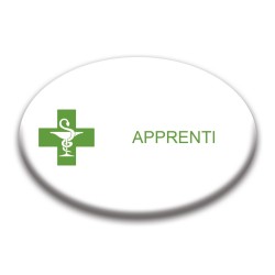 Badge ovale : Stagiaire