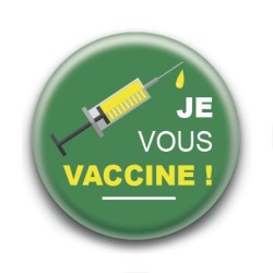 Badge Je vous vaccine !
