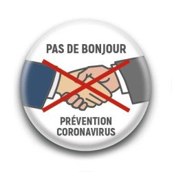 Badge pour vous protéger de la grippe