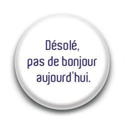 Badge pour vous protéger de la grippe