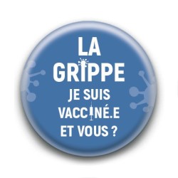 Badge pour vous protéger de la grippe