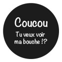 Masque : Coucou tu veux voir ma bouche !?