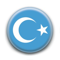 Badge : Drapeau Ouïghours