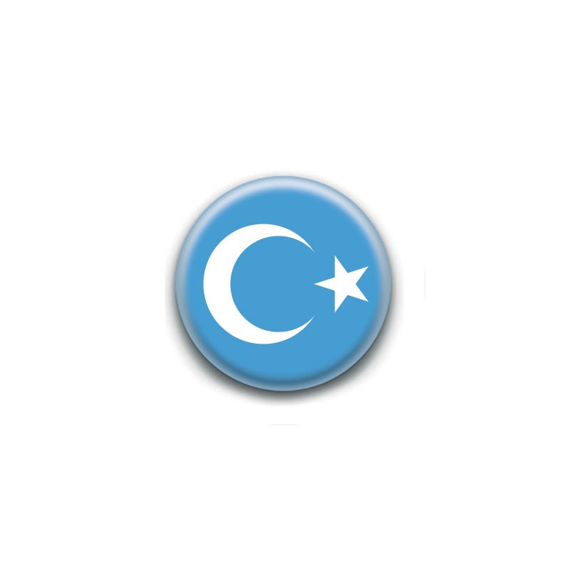 Badge : Drapeau Ouïghours