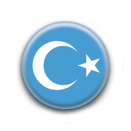 Badge : Drapeau Ouïghours