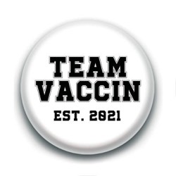 Badge : Team vaccin, ets. 2021