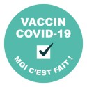 Masque : Vaccin covid-19, moi c'est fait !