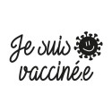 Masque : Je suis vacciné.e, virus