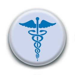 Badge : Le caducée d'Hermès