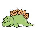Masque : Stégosaure endormi