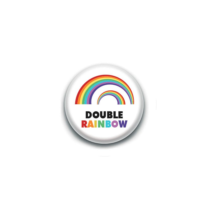 Badge : Double rainbow