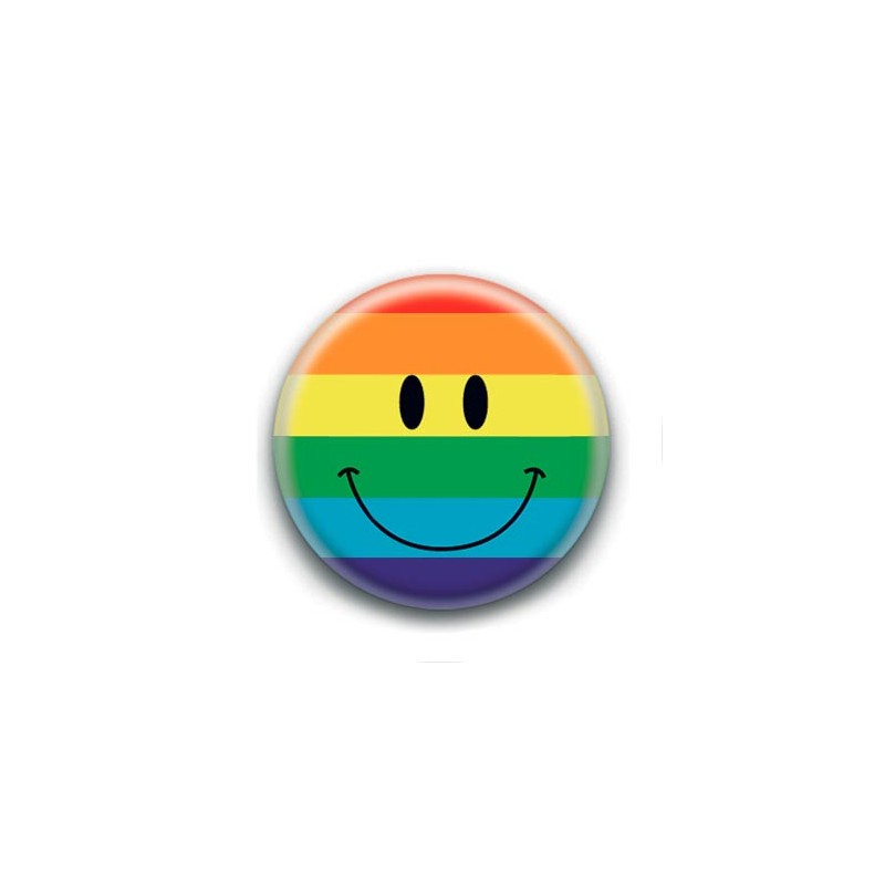 Badge : Smiley LGBTQIA+