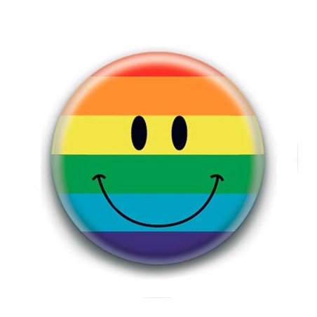 Badge : Smiley LGBTQIA+