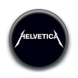 Badge : Helvetica