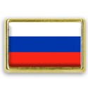 Pins rectangle : Drapeau Russie