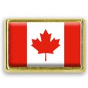 Pins rectangle : Drapeau Canada