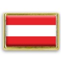 Pins rectangle : Drapeau Autriche