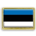 Pins rectangle : Drapeau Estonie