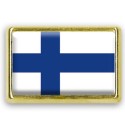Pins rectangle : Drapeau Finlande