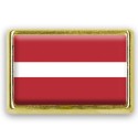 Pins rectangle : Drapeau Lettonie