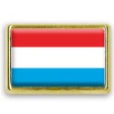 Pins rectangle : Drapeau Luxembourg