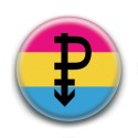 Badge : Drapeau symbole pansexuel