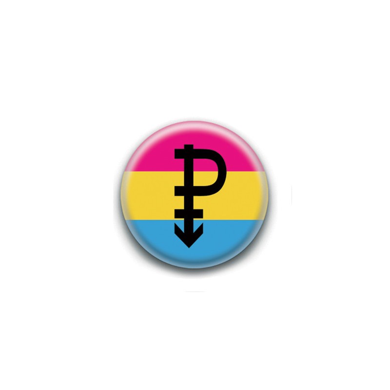 Badge : Drapeau symbole pansexuel