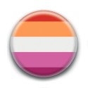 Badge : Drapeau fierté lesbienne