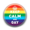 Badge : Keep calm and gay