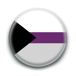 Badge : Drapeau demisexuel