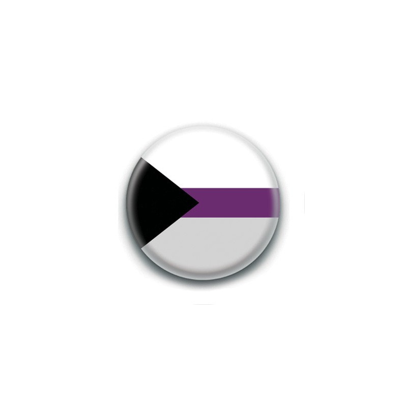 Badge : Drapeau demisexuel