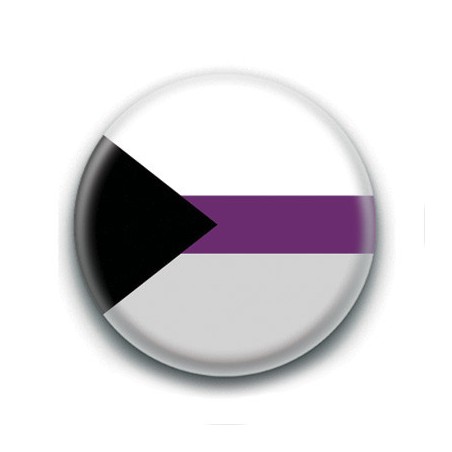 Badge : Drapeau demisexuel