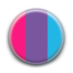 Badge : Drapeau androgyne