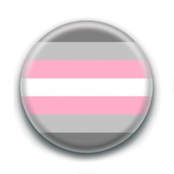 Badge : Drapeau demi-girl