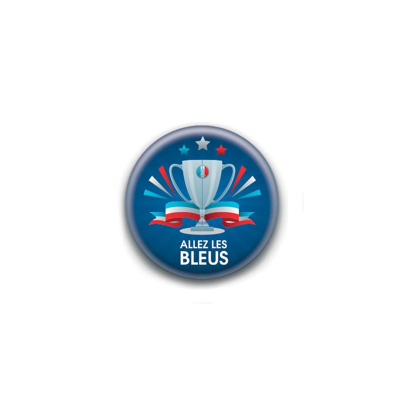Badge : Allez les bleus, coupe