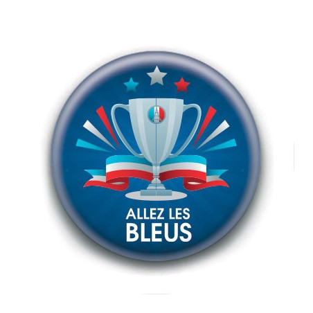 Badge : Allez les bleus, coupe