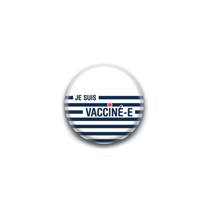 Badge : Je suis vacciné.e, marin
