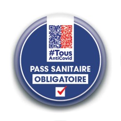 Badge : Pass sanitaire obligatoire
