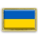 Pins rectangle : Drapeau Ukraine