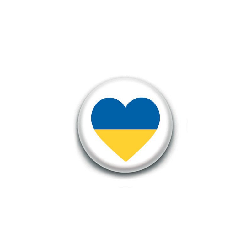 Badge : Coeur Ukraine