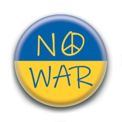 Badge : No war, Ukraine